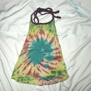 Vintage Urban Outfitters tie dye halter top